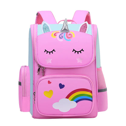Unicorn Backpack for Girls - Waterproof Rainbow School Bag for Kids - ZOOMNSTORE