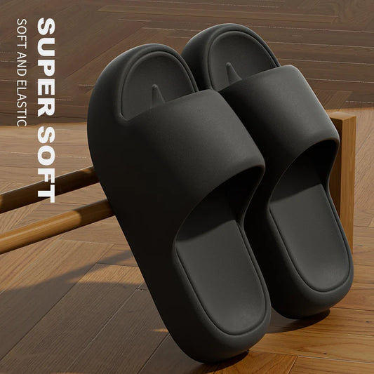Unisex Cloud Cushion Slides - Summer Non-Slip Bathroom Slippers - ZOOMNSTORE