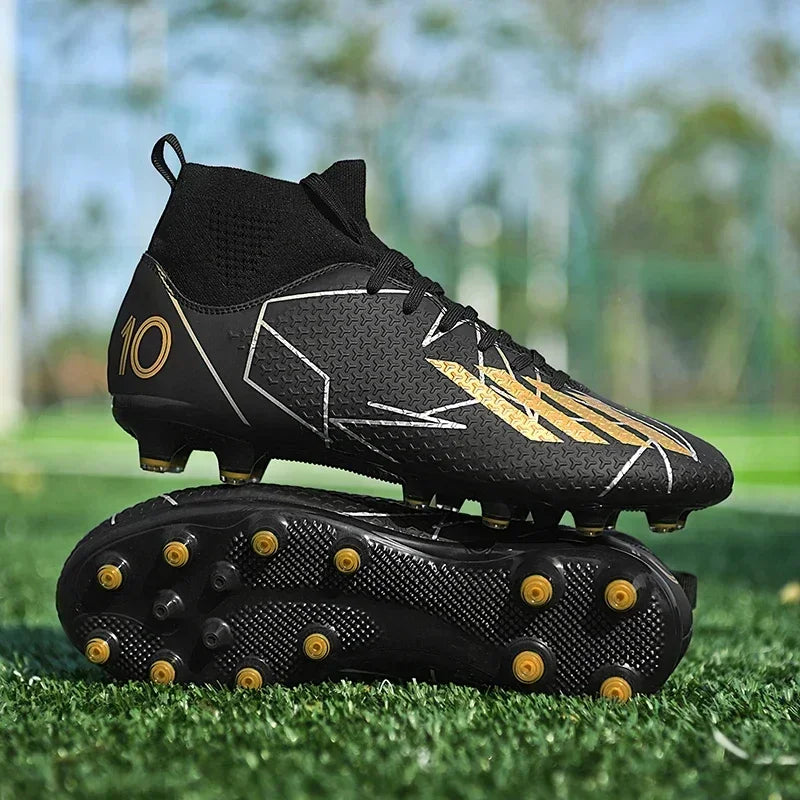 Unisex Football Boots – Professional Soccer Shoes | Non-Slip Firm Ground Cleats - ZOOMNSTORE