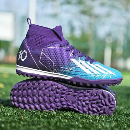 Unisex Football Boots – Professional Soccer Shoes | Non-Slip Firm Ground Cleats - ZOOMNSTORE