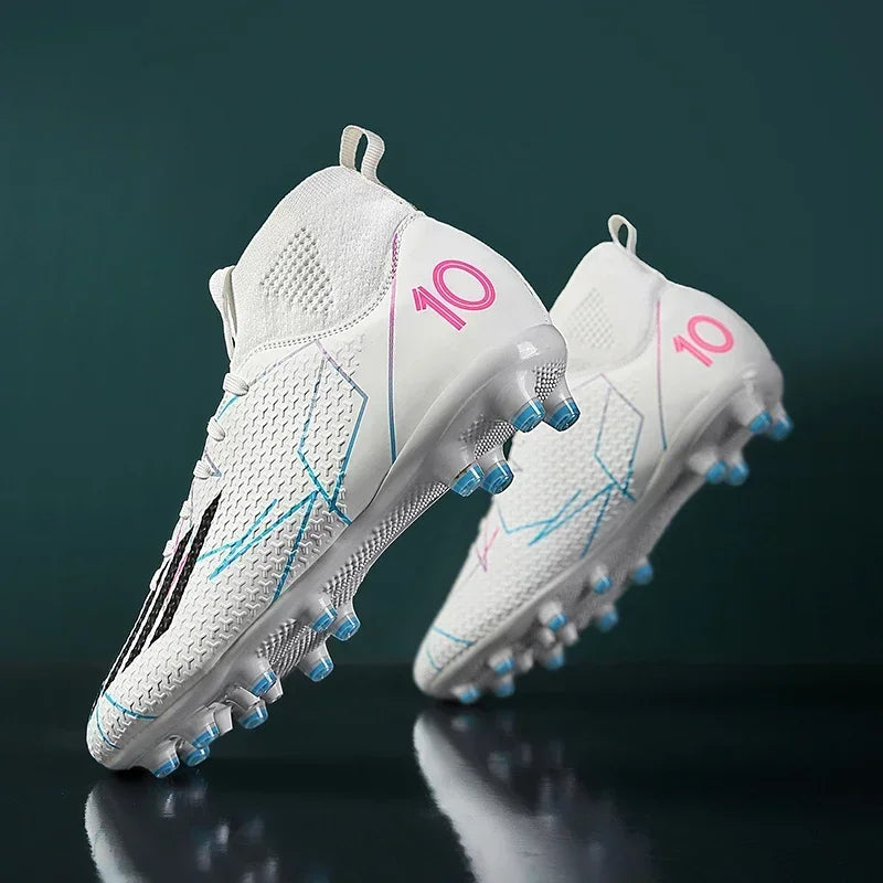 Unisex Football Boots – Professional Soccer Shoes | Non-Slip Firm Ground Cleats - ZOOMNSTORE