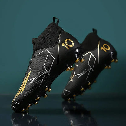 Unisex Football Boots – Professional Soccer Shoes | Non-Slip Firm Ground Cleats - ZOOMNSTORE