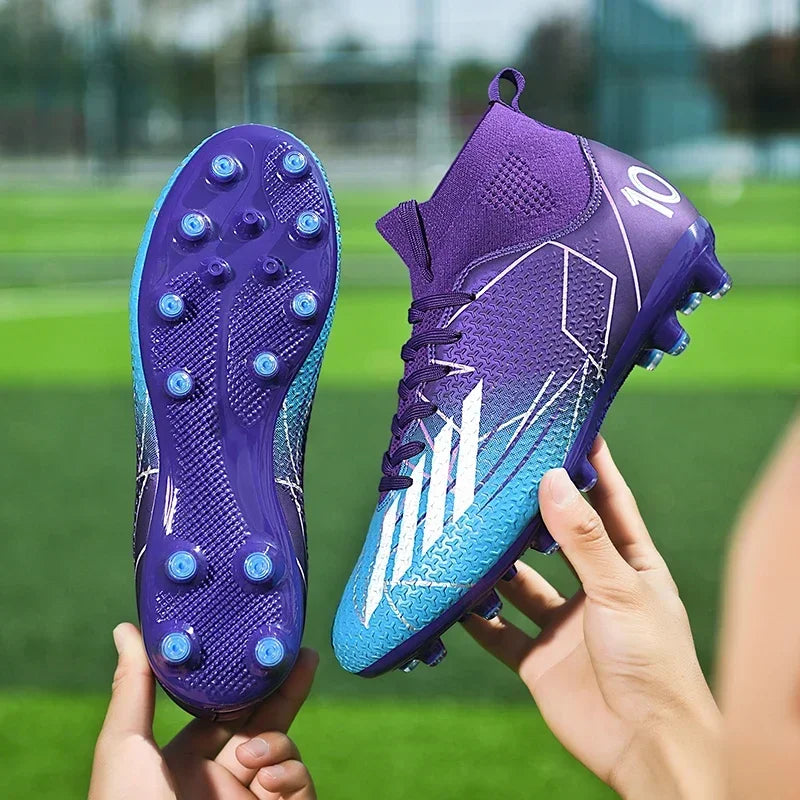 Unisex Football Boots – Professional Soccer Shoes | Non-Slip Firm Ground Cleats - ZOOMNSTORE