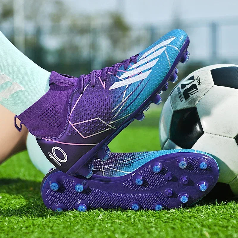 Unisex Football Boots – Professional Soccer Shoes | Non-Slip Firm Ground Cleats - ZOOMNSTORE