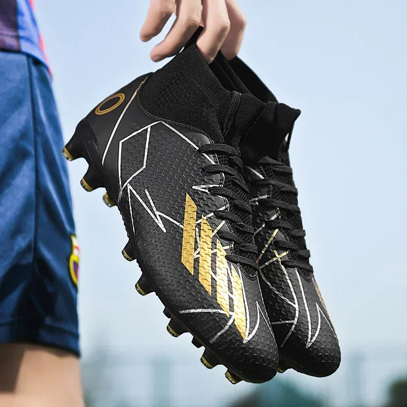 Unisex Football Boots – Professional Soccer Shoes | Non-Slip Firm Ground Cleats - ZOOMNSTORE
