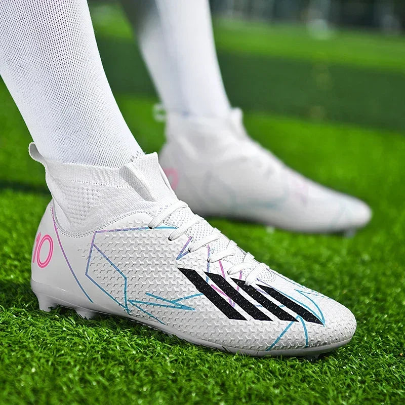 Unisex Football Boots – Professional Soccer Shoes | Non-Slip Firm Ground Cleats - ZOOMNSTORE