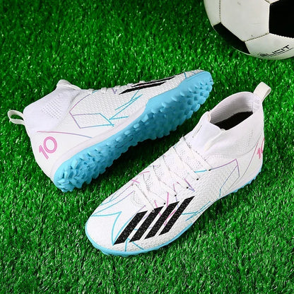Unisex Football Boots – Professional Soccer Shoes | Non-Slip Firm Ground Cleats - ZOOMNSTORE