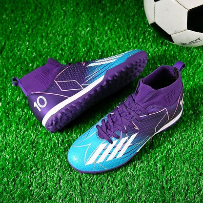 Unisex Football Boots – Professional Soccer Shoes | Non-Slip Firm Ground Cleats - ZOOMNSTORE
