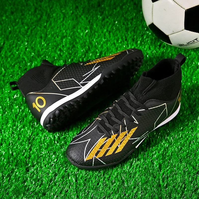 Unisex Football Boots – Professional Soccer Shoes | Non-Slip Firm Ground Cleats - ZOOMNSTORE