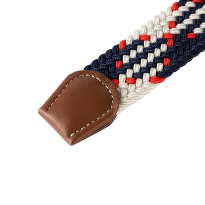 Unisex Stretch Jeans Belt - Casual Knitted Woven Canvas Pin Buckle - ZOOMNSTORE