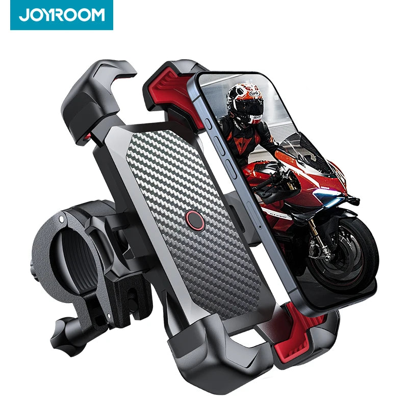 Joyroom Bike Phone Holder 360° View Universal Bicycle Phone Holder for 4.7-7 inch Mobile Phone Stand Shockproof Bracket GPS Clip - ZOOMNSTORE