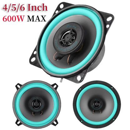 Universal Car Speakers - 4/5/6.5 Inch Coaxial Full Range Automotive Audio System - ZOOMNSTORE