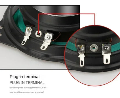 Universal Car Speakers - 4/5/6.5 Inch Coaxial Full Range Automotive Audio System - ZOOMNSTORE