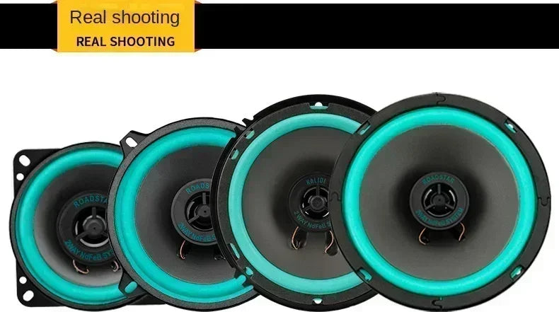 Universal Car Speakers - 4/5/6.5 Inch Coaxial Full Range Automotive Audio System - ZOOMNSTORE
