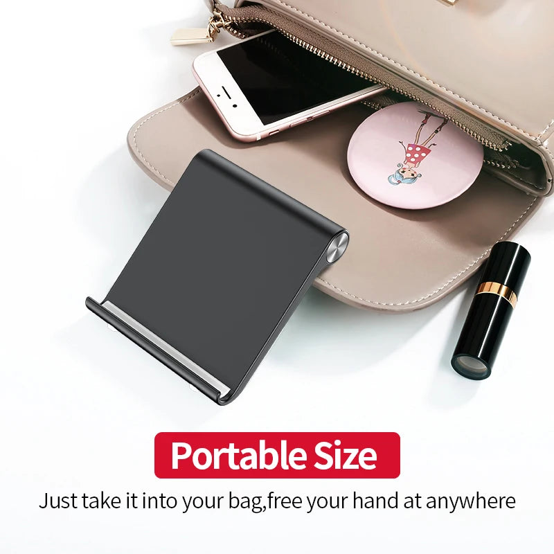 Phone Holder Stand Mobile Smartphone Support Tablet Stand for iPhone Desk Cell Phone Holder Stand Portable Mobile Holder Mount - ZOOMNSTORE