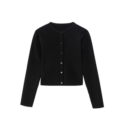 V-neck Denim Dress  Knitting Cardigan - Womens AutumnWinter Modal Shirt - ZOOMNSTORE