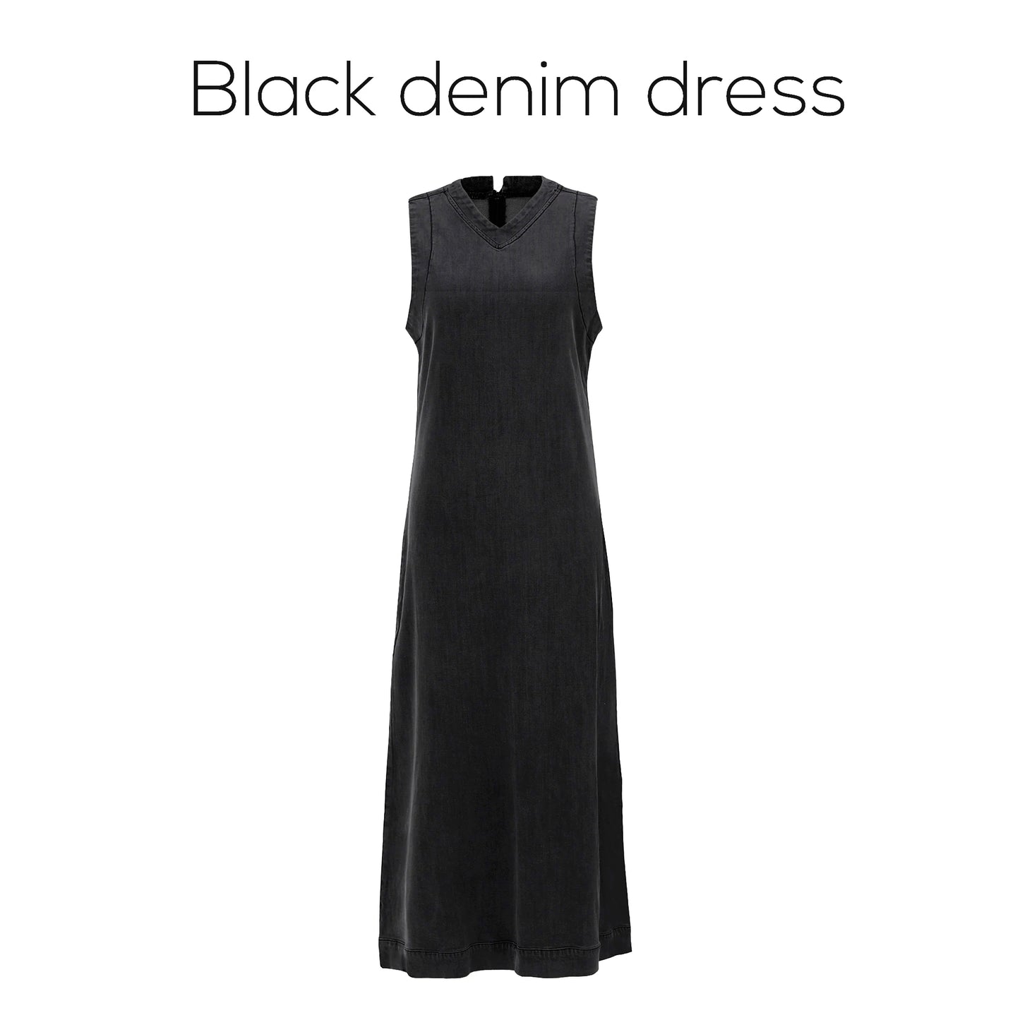 V-neck Denim Dress  Knitting Cardigan - Womens AutumnWinter Modal Shirt - ZOOMNSTORE