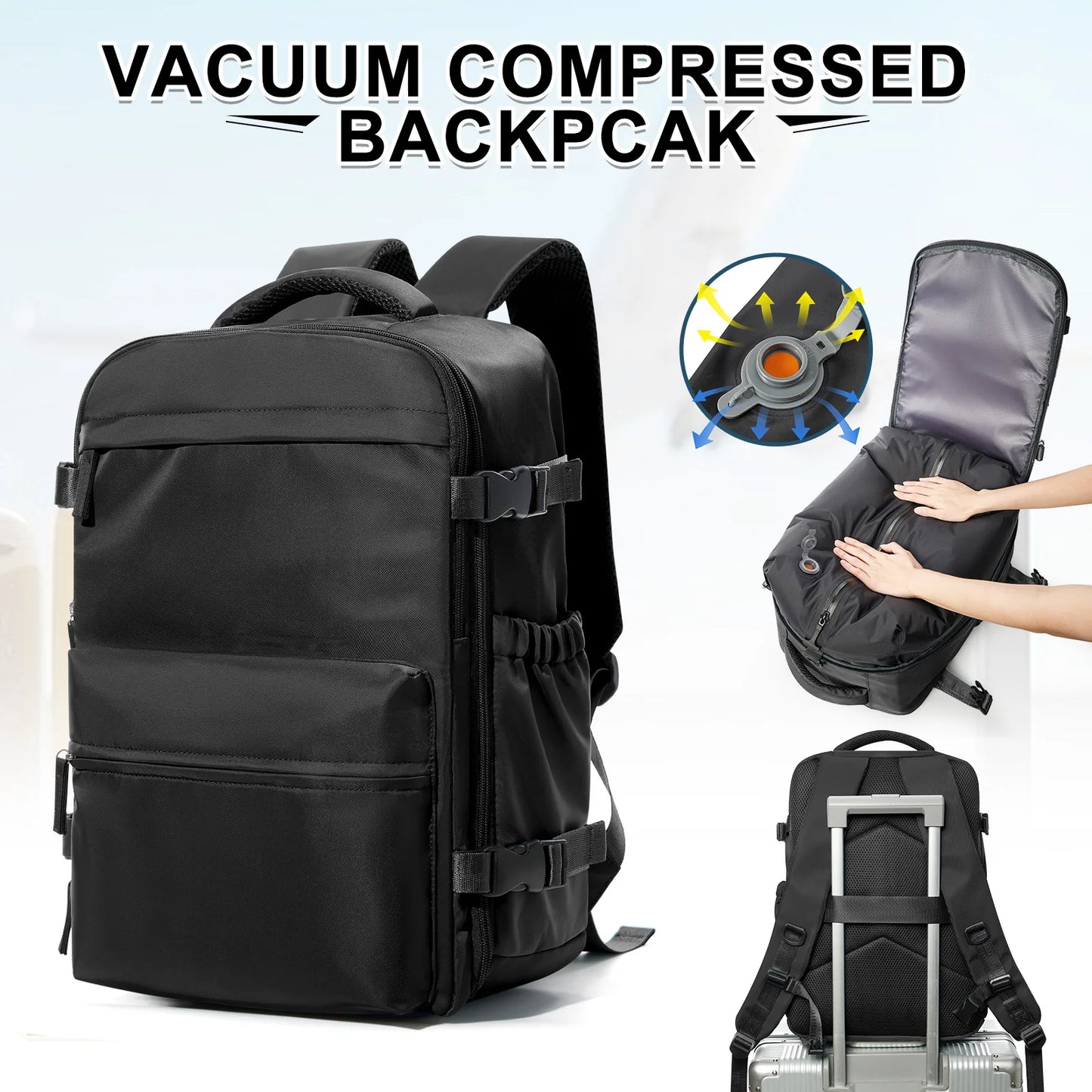 Fashion College Backpack - 156in Laptop  Hiking Travel Backpack for Men and Women - ZOOMNSTORE