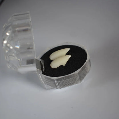 Vampire Fangs Dentures - Halloween Costume Props with Adhesive - ZOOMNSTORE