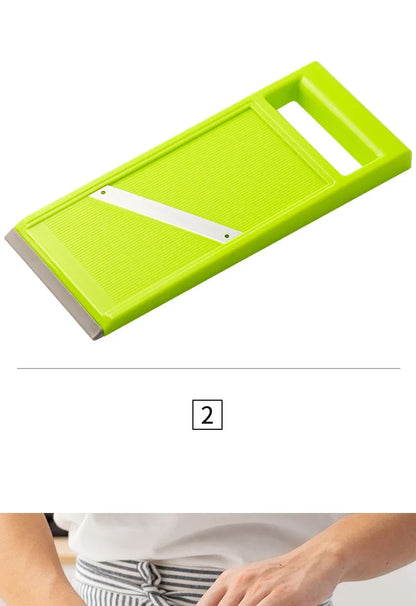 Vegetable Cutter - Mandoline Slicer With Stainless Steel Blade | Multi-Use Kitchen Tool - ZOOMNSTORE