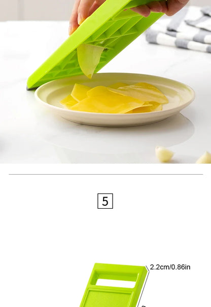 Vegetable Cutter - Mandoline Slicer With Stainless Steel Blade | Multi-Use Kitchen Tool - ZOOMNSTORE