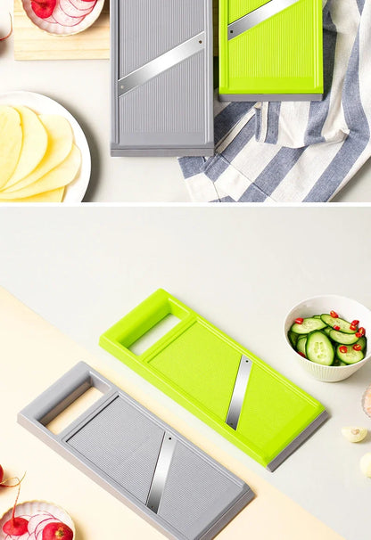 Vegetable Cutter - Mandoline Slicer With Stainless Steel Blade | Multi-Use Kitchen Tool - ZOOMNSTORE