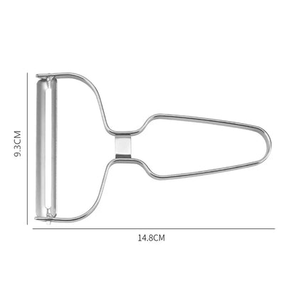 Vegetable Peeler Stainless Steel | Multifunctional Kitchen Slicing Tool With Sharp Blade - ZOOMNSTORE