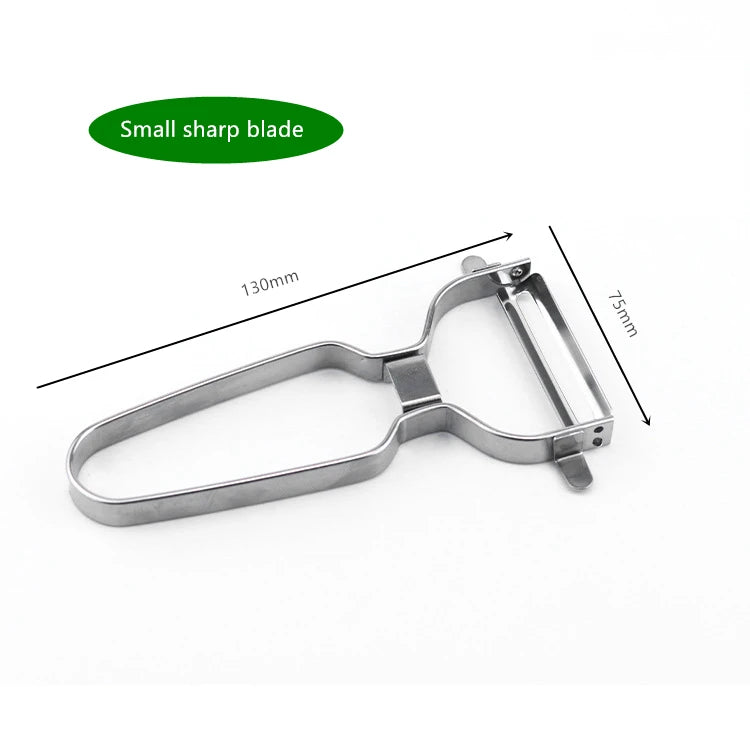 Vegetable Peeler Stainless Steel | Multifunctional Kitchen Slicing Tool With Sharp Blade - ZOOMNSTORE