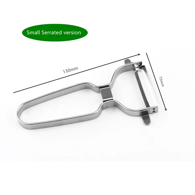 Vegetable Peeler Stainless Steel | Multifunctional Kitchen Slicing Tool With Sharp Blade - ZOOMNSTORE