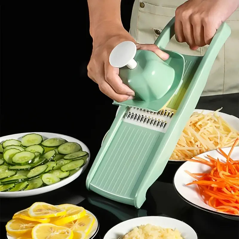 Vegetable Slicer Shredder – Multifunctional Kitchen Cutter with Sharp Stainless Blade - ZOOMNSTORE