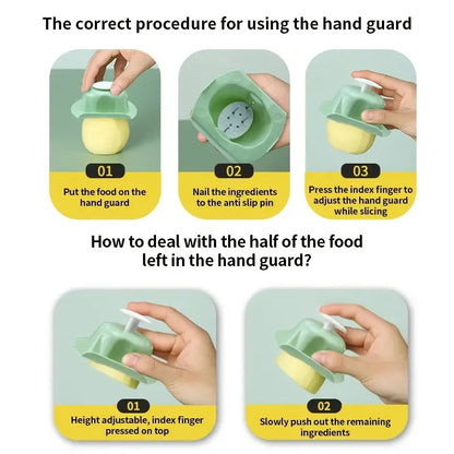 Vegetable Slicer Shredder – Multifunctional Kitchen Cutter with Sharp Stainless Blade - ZOOMNSTORE