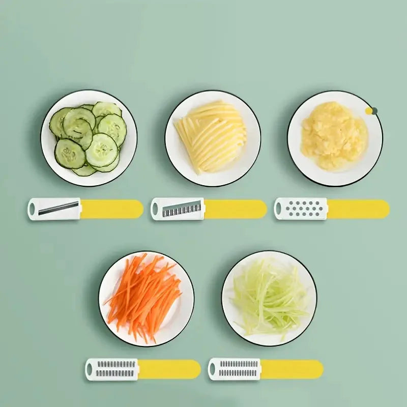 Vegetable Slicer Shredder – Multifunctional Kitchen Cutter with Sharp Stainless Blade - ZOOMNSTORE