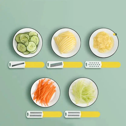 Vegetable Slicer Shredder – Multifunctional Kitchen Cutter with Sharp Stainless Blade - ZOOMNSTORE