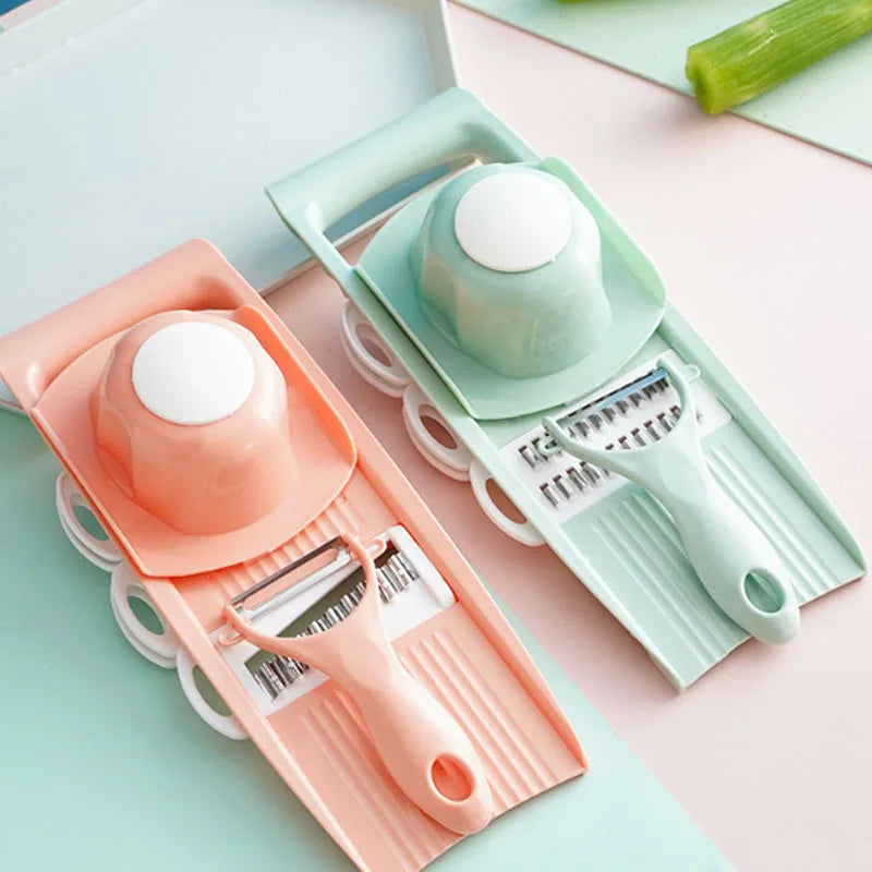 Vegetable Slicer Shredder – Multifunctional Kitchen Cutter with Sharp Stainless Blade - ZOOMNSTORE