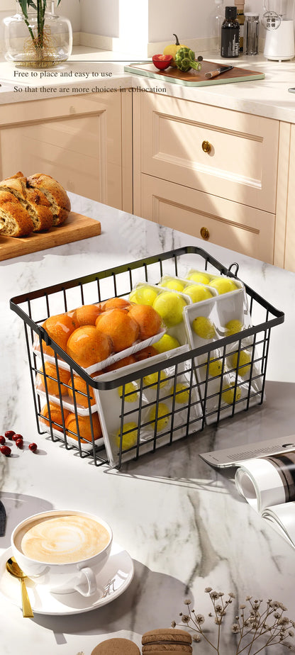 Black Multi-Layer Vegetable Storage Rack - Floor to Ceiling Fruit Basket - ZOOMNSTORE