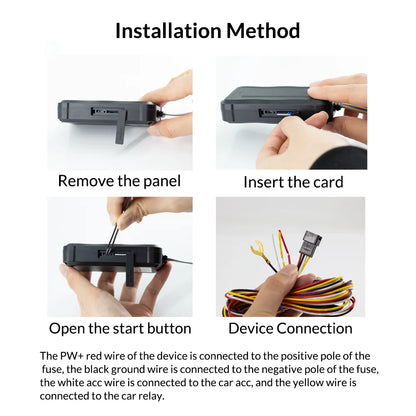 Vehicle GPS Tracker - Mini GSM Car & Motorcycle GPS Device with SOS Alert, Relay & App - ZOOMNSTORE