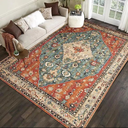 Velvet Carpet - Nordic Moroccan Style Crystal Velvet Rug | Dirt Resistant, Washable & Non Slip - ZOOMNSTORE