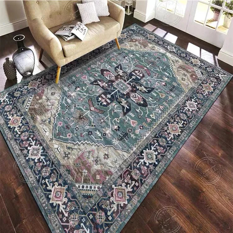 Velvet Carpet - Nordic Moroccan Style Crystal Velvet Rug | Dirt Resistant, Washable & Non Slip - ZOOMNSTORE
