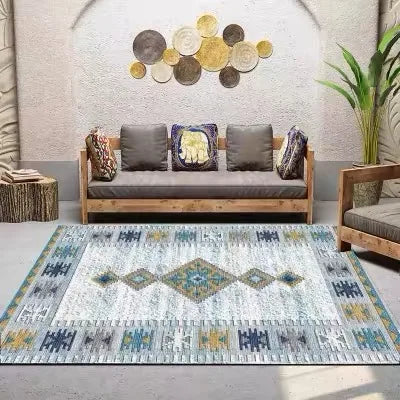 Velvet Carpet - Nordic Moroccan Style Crystal Velvet Rug | Dirt Resistant, Washable & Non Slip - ZOOMNSTORE