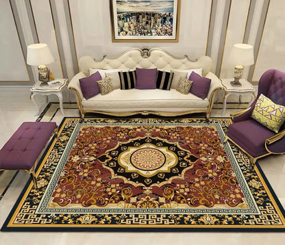 Velvet Carpet - Nordic Moroccan Style Crystal Velvet Rug | Dirt Resistant, Washable & Non Slip - ZOOMNSTORE