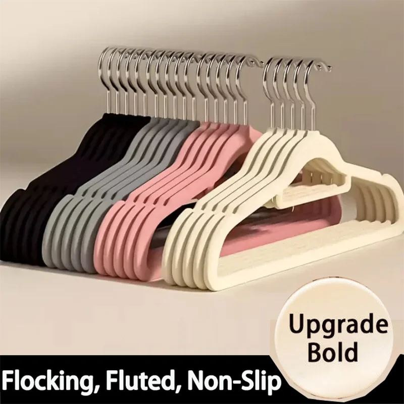 Velvet Hangers – 10Pcs Non Slip Thin Clothes Hangers With Rounded Edge Protection - ZOOMNSTORE