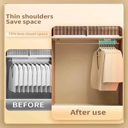 Velvet Hangers – 10Pcs Non Slip Thin Clothes Hangers With Rounded Edge Protection - ZOOMNSTORE