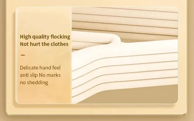 Velvet Hangers – 10Pcs Non Slip Thin Clothes Hangers With Rounded Edge Protection - ZOOMNSTORE
