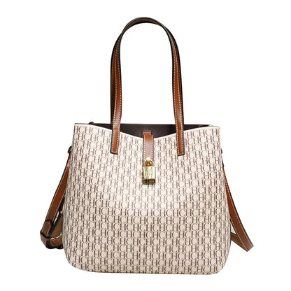 Versatile Leather Crossbody Bag - Large Capacity Tote for Daily Commuting - ZOOMNSTORE