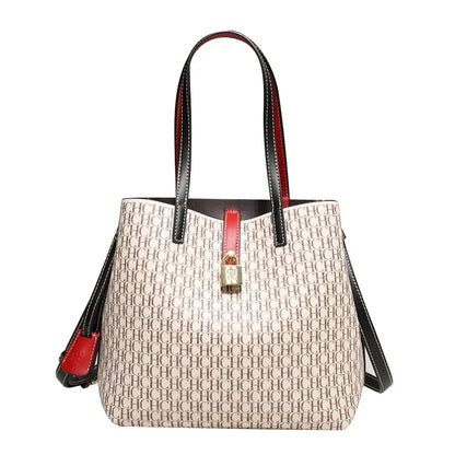 Versatile Leather Crossbody Bag - Large Capacity Tote for Daily Commuting - ZOOMNSTORE
