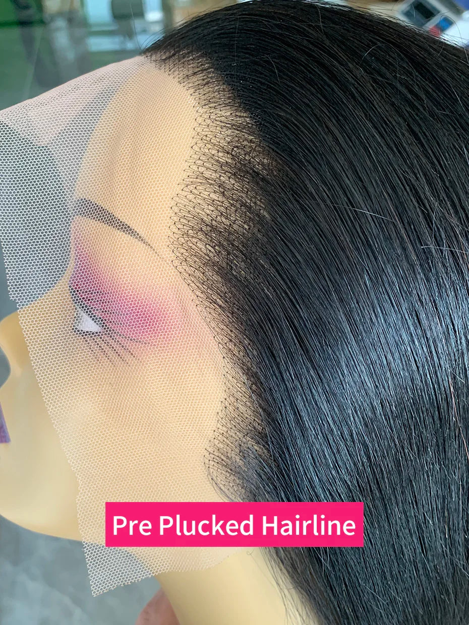 Vietnamese Human Hair Wig - 13x6 Lace Frontal Wig, 250% Density, Natural Black Bob - ZOOMNSTORE