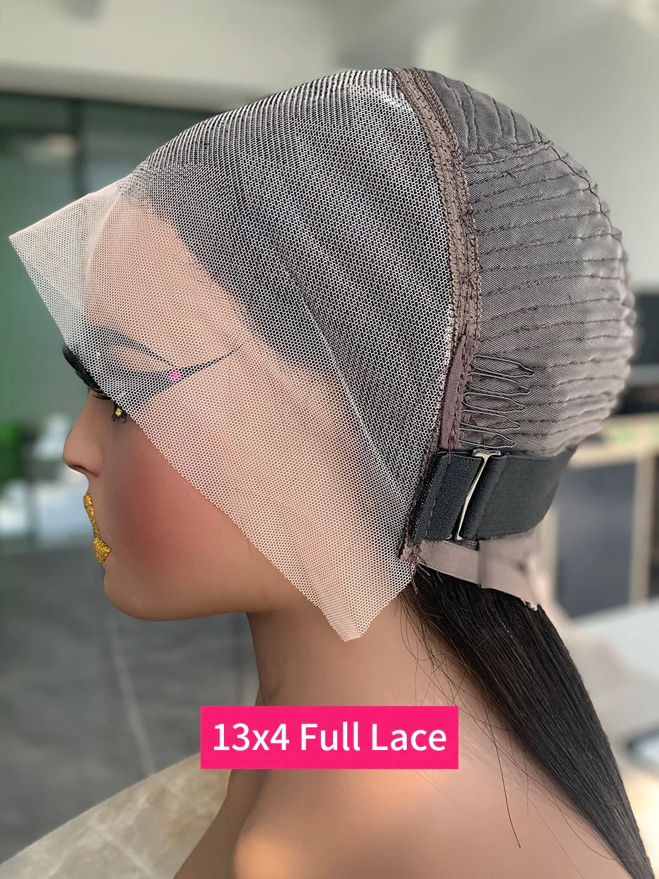 Vietnamese Human Hair Wig - 13x6 Lace Frontal Wig, 250% Density, Natural Black Bob - ZOOMNSTORE