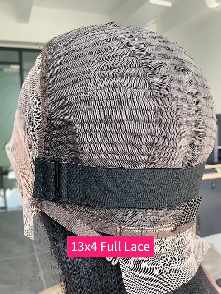 Vietnamese Human Hair Wig - 13x6 Lace Frontal Wig, 250% Density, Natural Black Bob - ZOOMNSTORE