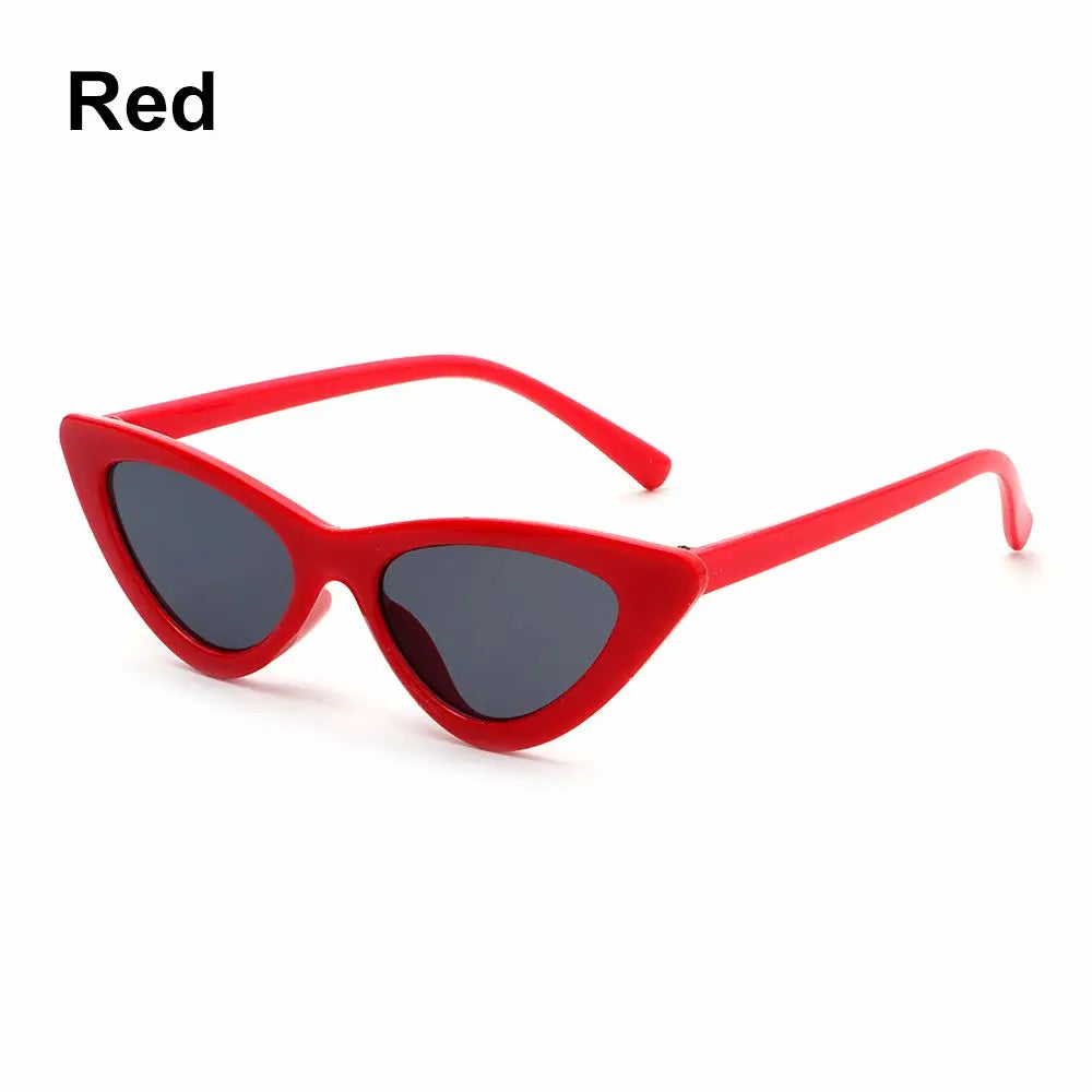 Vintage New Cat Eye Kids Sunglasses Boys Girls Small Triangle Frame Gift Sun Glasses Children Baby Oculos De Sol Infantil UV400 - ZOOMNSTORE