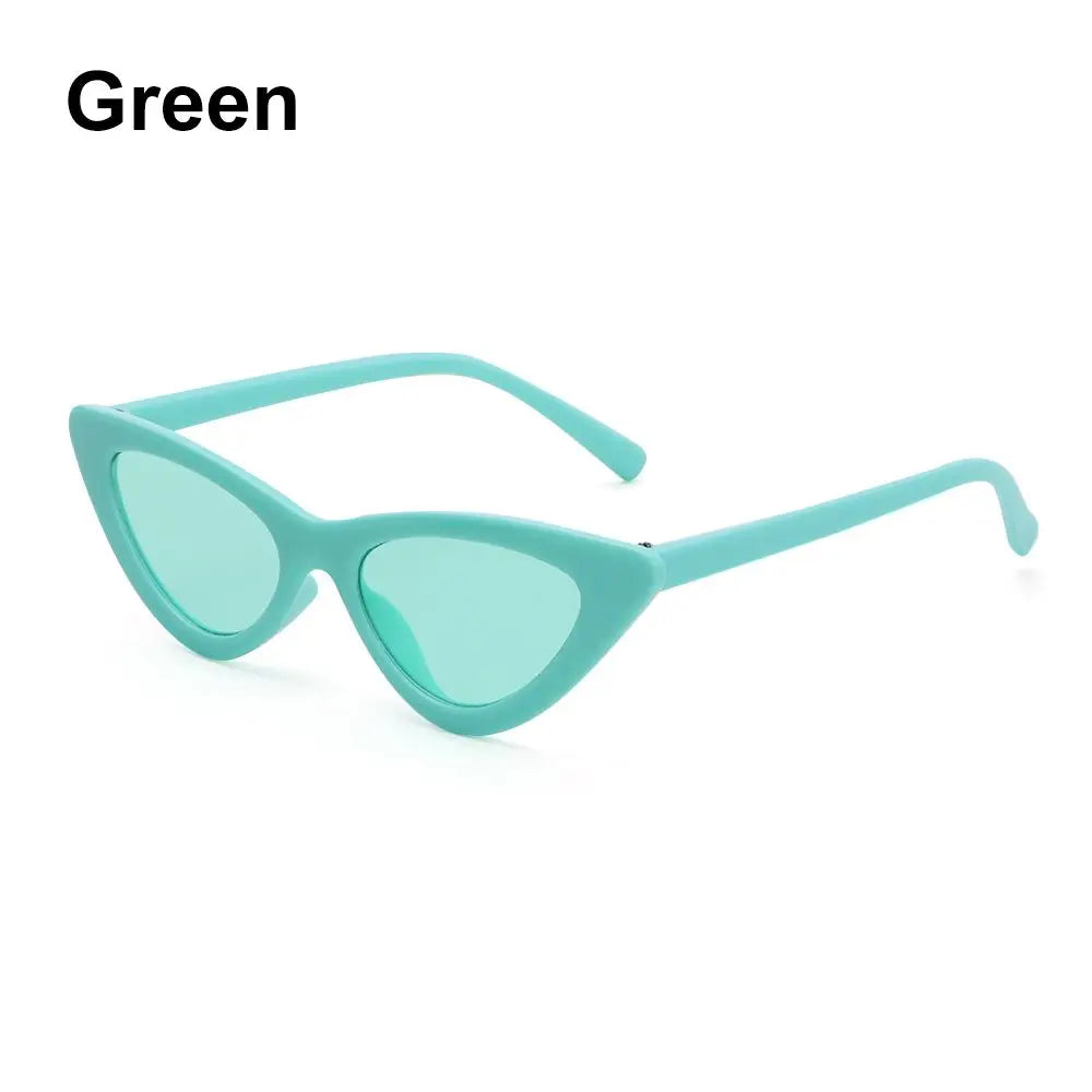 Vintage New Cat Eye Kids Sunglasses Boys Girls Small Triangle Frame Gift Sun Glasses Children Baby Oculos De Sol Infantil UV400 - ZOOMNSTORE